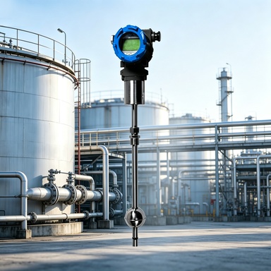 Magnetic expansion liquid level gauge