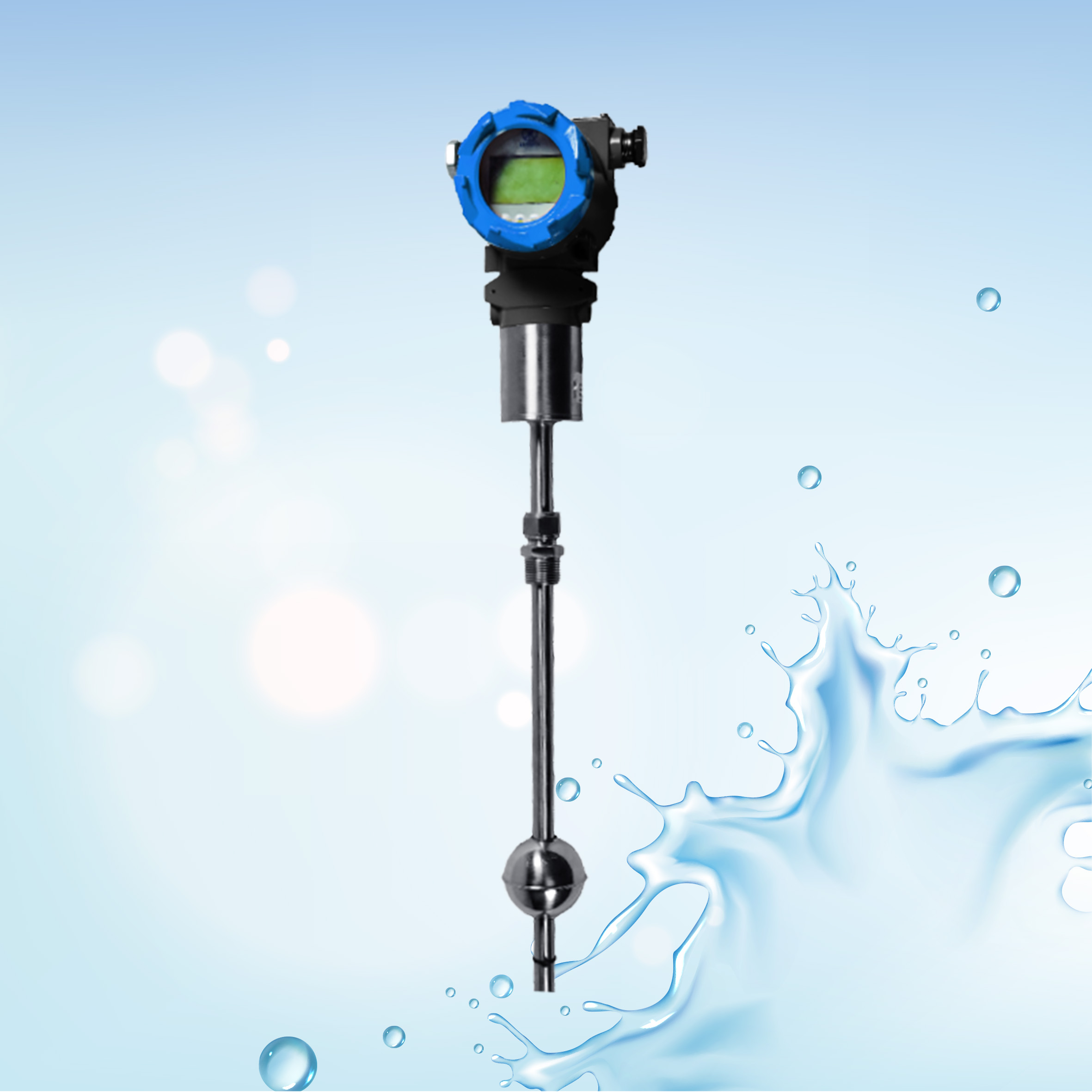 Magnetic expansion liquid level gauge,Industrial use of liquid measuring devices