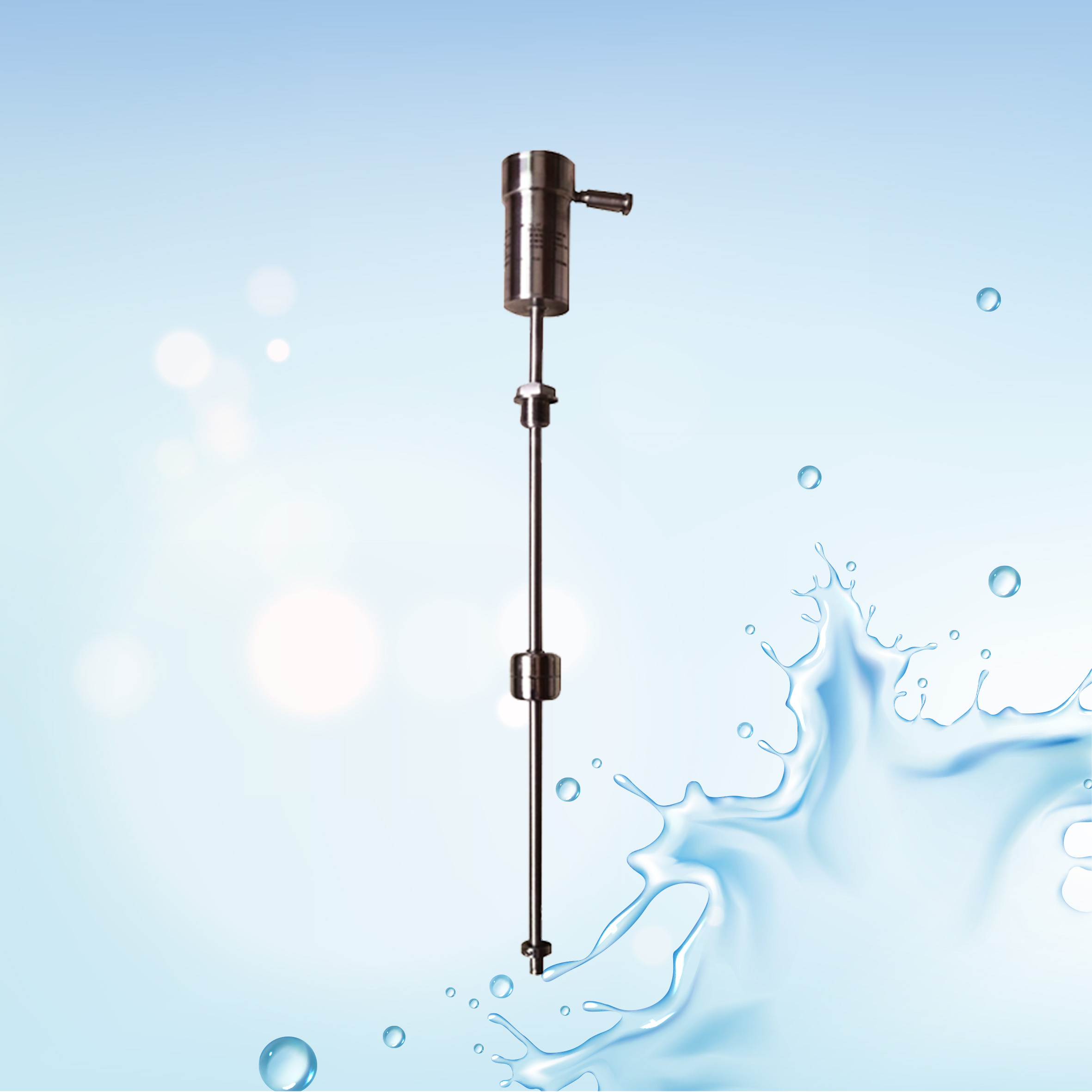 DONGRUN Top Mount Oil Storage Tank Remote Monitoring RS485 4-20mA HART IP68 Waterproof Magnetostrictive Level