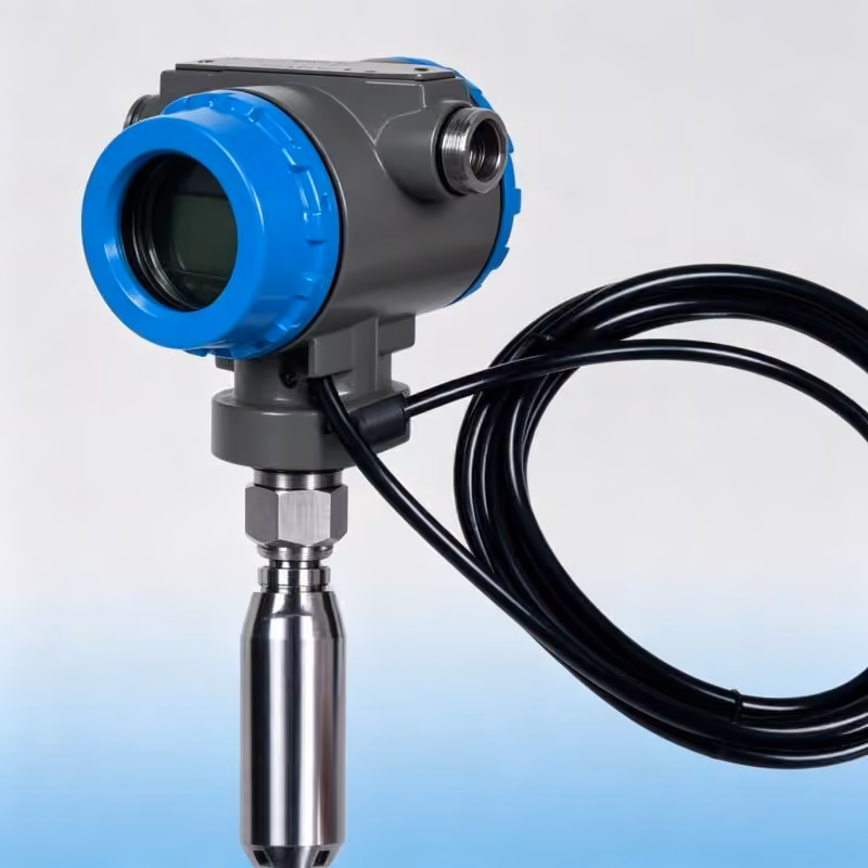 IP68 Submersible Water Level Sensor 4-20mA 0-200m for Deep Well Water Tank Dam Borehole Hydrostatic Level Transmitter
