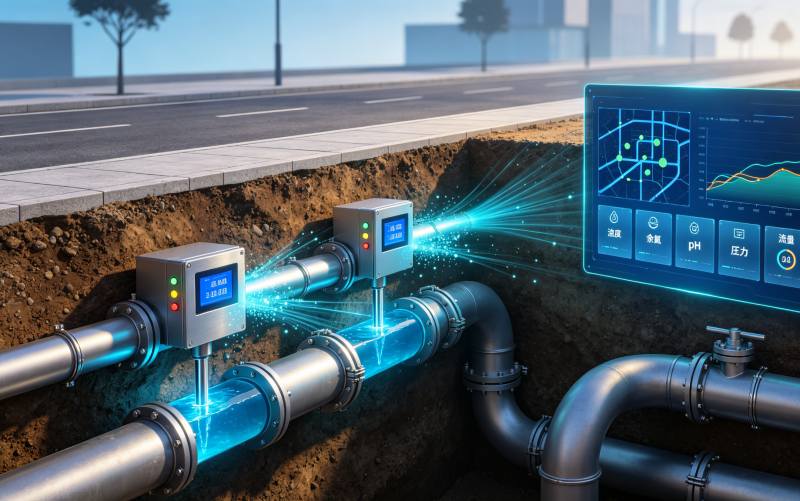 Drainage network, water quality monitoring, online water quality monitoring system, intelligent water quality monitoring, refined water network management